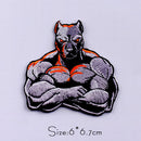 Parche Hippie/Punk, parches bordados para ropa, parches para planchar, parches termoadhesivos para ropa, pegatinas de animales