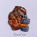 Parche Hippie/Punk, parches bordados para ropa, parches para planchar, parches termoadhesivos para ropa, pegatinas de animales