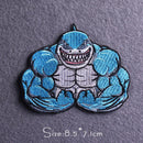 Parche Hippie/Punk, parches bordados para ropa, parches para planchar, parches termoadhesivos para ropa, pegatinas de animales