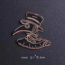 Parche Hippie/Punk, parches bordados para ropa, parches para planchar, parches termoadhesivos para ropa, pegatinas de animales