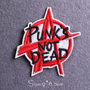 Parche Hippie/Punk, parches bordados para ropa, parches para planchar, parches termoadhesivos para ropa, pegatinas de animales