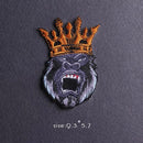 Parche Hippie/Punk, parches bordados para ropa, parches para planchar, parches termoadhesivos para ropa, pegatinas de animales