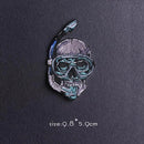 Parche Hippie/Punk, parches bordados para ropa, parches para planchar, parches termoadhesivos para ropa, pegatinas de animales