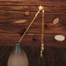 1Pc Blaue Haarklaue Platte Haarnadel Kopfschmuck Haarstäbchen Ornamente im alten Stil Clips für Haarspangen chinesische Haarstäbchen