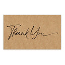 Paquete de 30 unidades de papel Kraft Natural, tarjeta de agradecimiento por su pedido, tarjeta personalizada hecha a mano para etiquetas de decoración de regalo de pequeñas empresas