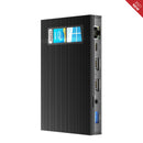 MeLE Quieter2 Mini-PC Intel Celeron J4125 Quad Core 8 GB 128 GB Intel UHD Graphics 600 Windows 10 Pro Gaming PC Computer SSD
