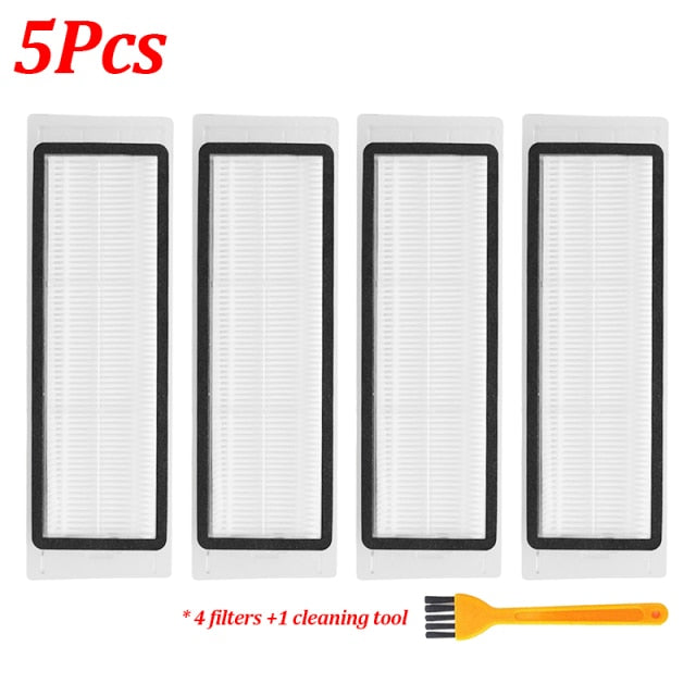Cepillo de trapo con filtro Hepa para Xiaomi Roborock 1S S50 S55 S5 Max S6MaxV S6, accesorios, piezas de aspiradora Robot 2