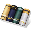 4 teile/los Mens Unterwäsche Boxer Baumwolle Mode Gedruckt Männer Unterhose Boxershorts Männlichen Schlüpfer Beutel Vetement Homme