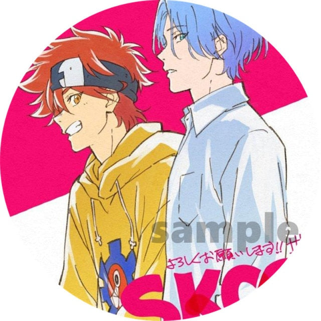 Anime SK8 The Infinity Cosplay Abzeichen Miya Reki Schnee Kirschblüte Brosche Zubehör für Kleidung Rucksack Dekoration Geschenk