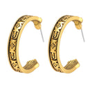 IPARAM Vintage Heavy Metal Legierung Tropfen Ohrringe Frauen Gothic Punk Metall Geometrie Aussage Baumeln Earings2021 Modeschmuck