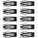 10 Stück Doppelgriff-Haarspangen Metall-Schnappspangen Haarstyling-Werkzeuge für Frauen Mädchen Haarseitenklemmen rutschfeste Haarspangen