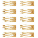 10 Stück Doppelgriff-Haarspangen Metall-Schnappspangen Haarstyling-Werkzeuge für Frauen Mädchen Haarseitenklemmen rutschfeste Haarspangen