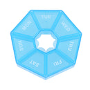 1Pcs Pille Fall Kunststoff 7 Tage Tablet Candy Box Tragbare Lagerung Tablet Halter Reise Organizer Pille Dispenser Container