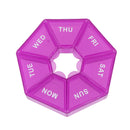 1Pcs Pille Fall Kunststoff 7 Tage Tablet Candy Box Tragbare Lagerung Tablet Halter Reise Organizer Pille Dispenser Container