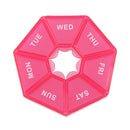 1Pcs Pille Fall Kunststoff 7 Tage Tablet Candy Box Tragbare Lagerung Tablet Halter Reise Organizer Pille Dispenser Container