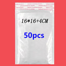 Bulk 50 stoßfester weißer Schaumstoff-Umschlagbeutel, selbstdichtender, gepolsterter Post-Blasenbeutel, Umschlag, Versand, Büroverpackung, Paket