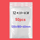 Bulk 50 stoßfester weißer Schaumstoff-Umschlagbeutel, selbstdichtender, gepolsterter Post-Blasenbeutel, Umschlag, Versand, Büroverpackung, Paket