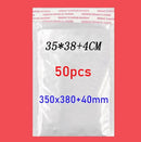 Bulk 50 stoßfester weißer Schaumstoff-Umschlagbeutel, selbstdichtender, gepolsterter Post-Blasenbeutel, Umschlag, Versand, Büroverpackung, Paket