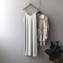 langes Trägerkleid weiblich 5678#