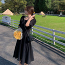 Chiffon-Frauen kleiden Sommer 2021 neues langes Boho-Kleid 3027#