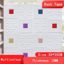 Papel tapiz de espuma autoadhesivo, impermeable, a prueba de humedad, anticolisión, mejora de espesor, 5mm, pegatinas de pared 3d, papel