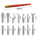 8-in-1-Telefon-Reparatur-Set Demontageklingen zur Reparatur von Mobiltelefonen, Computer-IC-Chips, CPUs, NAND-Metallentfernern, Handwerkzeug-Set