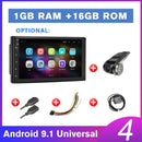 Podofo 2 din Autoradio 2.5D GPS Android Multimedia Player Universal 7" Audio Navigation für Volkswagen Nissan Hyundai Kia Toyota