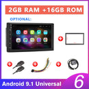 Podofo 2 din Autoradio 2.5D GPS Android Multimedia Player Universal 7" Audio Navigation für Volkswagen Nissan Hyundai Kia Toyota