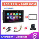 Podofo 2 din Autoradio 2.5D GPS Android Multimedia Player Universal 7" Audio Navigation für Volkswagen Nissan Hyundai Kia Toyota