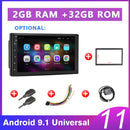 Podofo 2 din Autoradio 2.5D GPS Android Multimedia Player Universal 7" Audio Navigation für Volkswagen Nissan Hyundai Kia Toyota