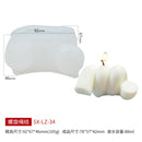 Molde de vela perfumada DIY en forma de lana vela molde de fundición de silicona vela hecha a mano fabricación de jabón molde de cera artesanía decoración del hogar