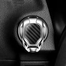 Auto-Motor-Start-Stopp-Schalter-Knopfabdeckung Dekoratives Autozubehör Druckknopf-Klebeabdeckung Auto-Innenraum 2021 2022