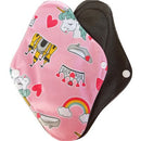 [Lecy Eco Life] Compresas menstruales de tela para mensual, protegeslip lavable con tamaño interno de carbón de bambú 16 * 22 cm