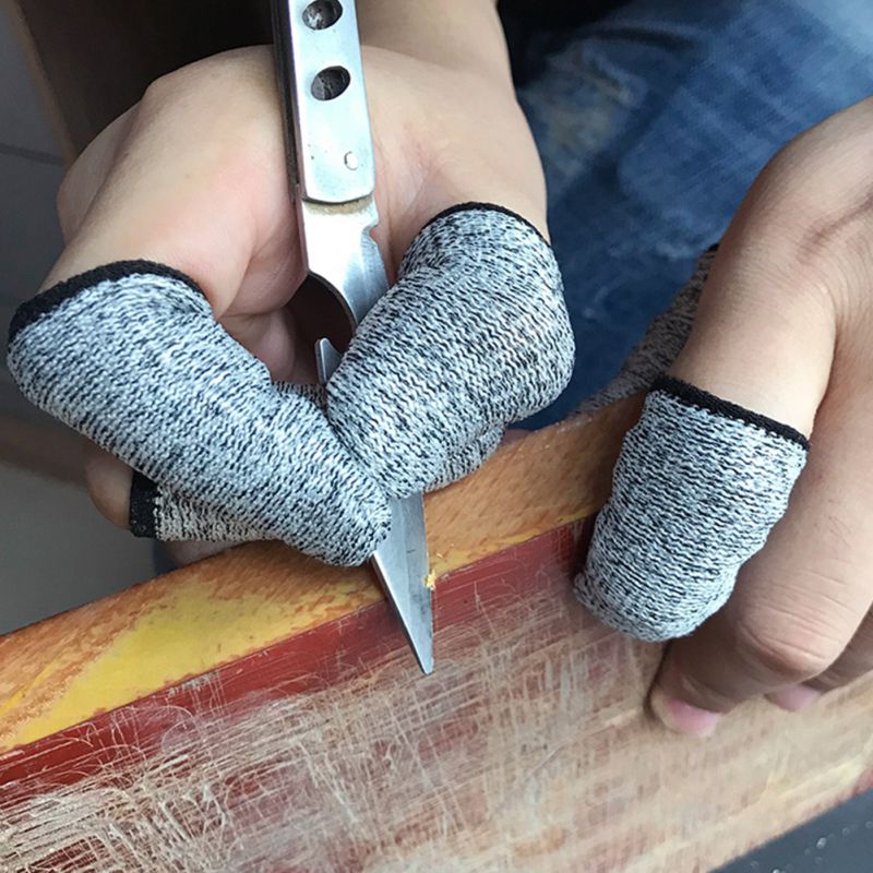 10/30 Stück Anti-Cut-Fingerabdeckung Fingerschutzhülse Abdeckung Finger Peel Fingerspitzenhandschuhe Kommissionierung Fingerabdeckung Küchenwerkzeuge