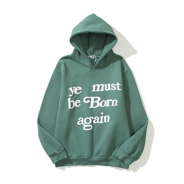 Kanye West Pullover Fleece Hoodies Kendall Jenner Print Sweatshirt Stranger Things Foaming Printing Hoodies Streetwear Herren