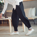 Pantalones informales para hombre, ropa holgada grande para hombre, estilo chino, Otoño Invierno, nuevos pantalones tradicionales, pantalones tipo Kimono para hombre