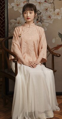 2021 chinese cotton and linen mandarin collar tea art top vintage graceful women multicolor  manual improved cheongsam tops