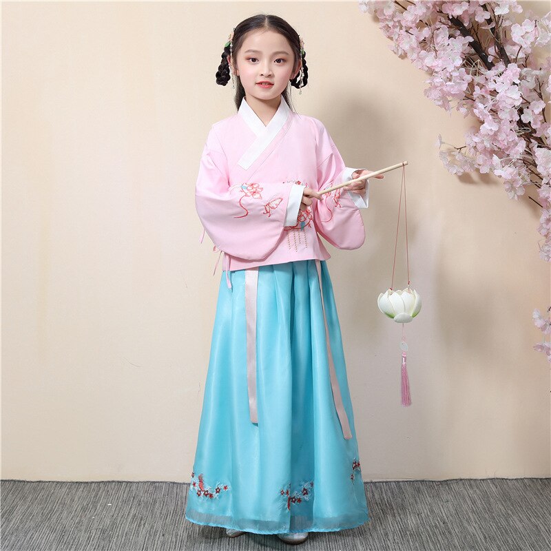 National Clothing Cosplay Stage Performance Big Sleeve Kreuzkragen Tang-Anzug traditionelles Hanfu