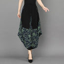 Traditionelle Blumenhose mit weitem Bein Frauen Hohe Taille Drapieren Lose Harajuku Frauenhose im chinesischen Stil Lose Haremshose KK3644