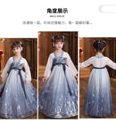 Little Girl Super Fairy Rock, Period Dress, Tang-Anzug im chinesischen Stil für Mädchen, Hanfu für Mädchen