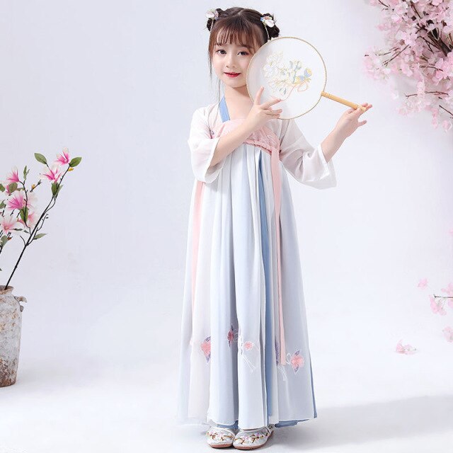 Little Girl Super Fairy Rock, Period Dress, Tang-Anzug im chinesischen Stil für Mädchen, Hanfu für Mädchen