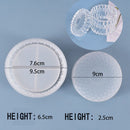 Aufbewahrungsbox, Silikonform, rund, gestreift, Kerzenglas, Design, DIY, Aroma, Gips, Epoxid, Beton, Zement, Ton, Heimdekoration