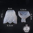 Aufbewahrungsbox, Silikonform, rund, gestreift, Kerzenglas, Design, DIY, Aroma, Gips, Epoxid, Beton, Zement, Ton, Heimdekoration