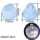 Aufbewahrungsbox, Silikonform, rund, gestreift, Kerzenglas, Design, DIY, Aroma, Gips, Epoxid, Beton, Zement, Ton, Heimdekoration