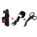 Torniquete de gato táctico y cizalla médica para traumatismos, bolsa de torniquete, cinturón de servicio de bolsa MOLLE para botiquín de primeros auxilios, hemostasia rápida