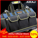 AIRAJ Multifunktions-Werkzeugtasche 1680D Oxford-Stoff-Elektrikertasche, wasserdichte Anti-Fall-Aufbewahrungstasche mit mehreren Taschen