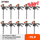 DTBD 4 Zoll 2/3/4/5/10 Stück Holzbearbeitungsstange F-Klemmclip-Set Harte schnelle Ratschenfreigabe DIY Zimmerei-Handwerkzeuggerät
