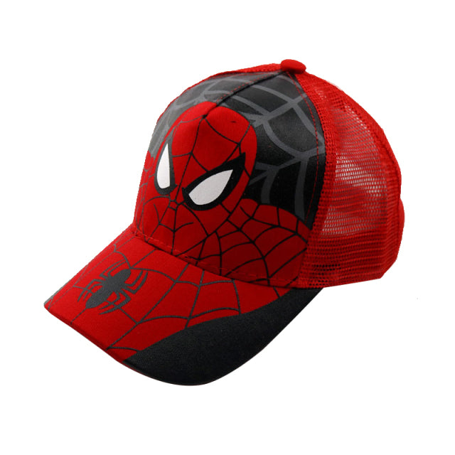 Disney Anime Spiderman Baseball Cap For Boys Girls Autumn Baby Hats Children&