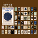 50 Stück Vintage-Papier für Telefon-Deko-Notizblock, Retro-Schreibwaren, Lackmuspapier, Junk-Journal, Etikett, Scrapbooking-Material