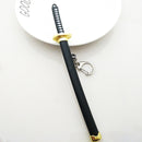 Anime Schlüsselanhänger Roronoa Zoro Samurai Schwert Metall Schlüsselanhänger Scheide Schlüsselanhänger Katana Schnalle Schlüsselanhänger Unisex Schmuck Geschenke